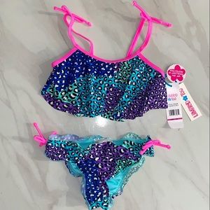 Limited Too Size: 6x (Kids), 2 Piece Swimsuit, NEW WITH TAGS